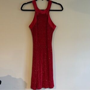 Bari-Jay Vintage Elegant Red Sleeveless Dress Size 3/4